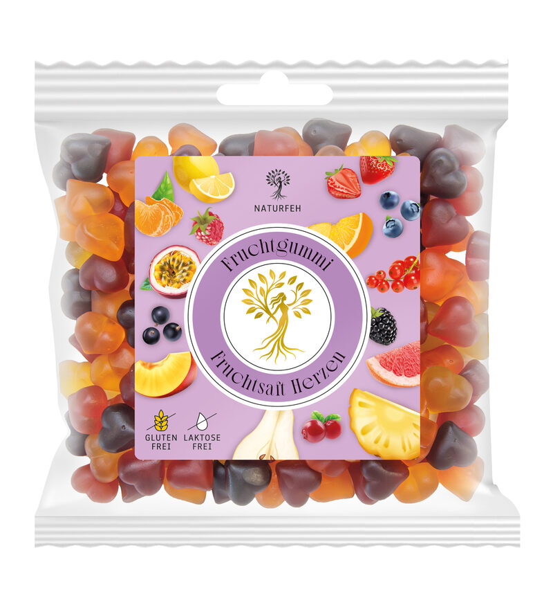 Naturfeh Fruchtsaft-Herzen