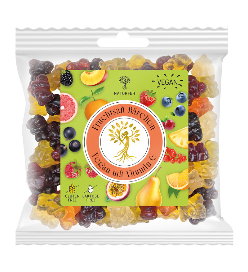 Naturfeh vegane Fruchtsaftbären